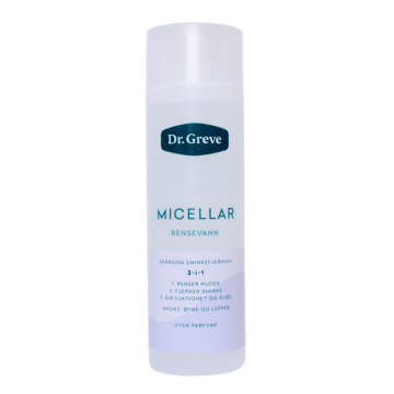 Dr. Greve Micellar Rensevann. FOTO